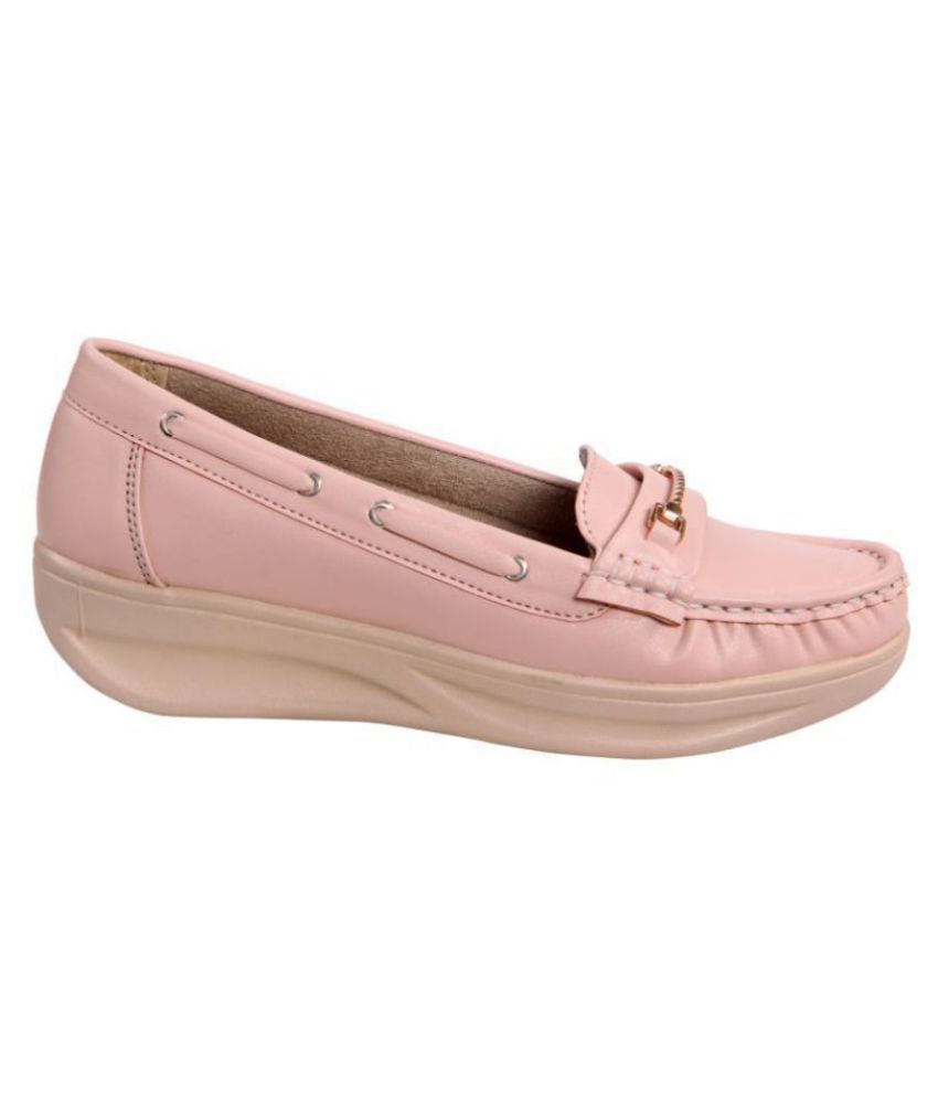 zappy pink casual shoes