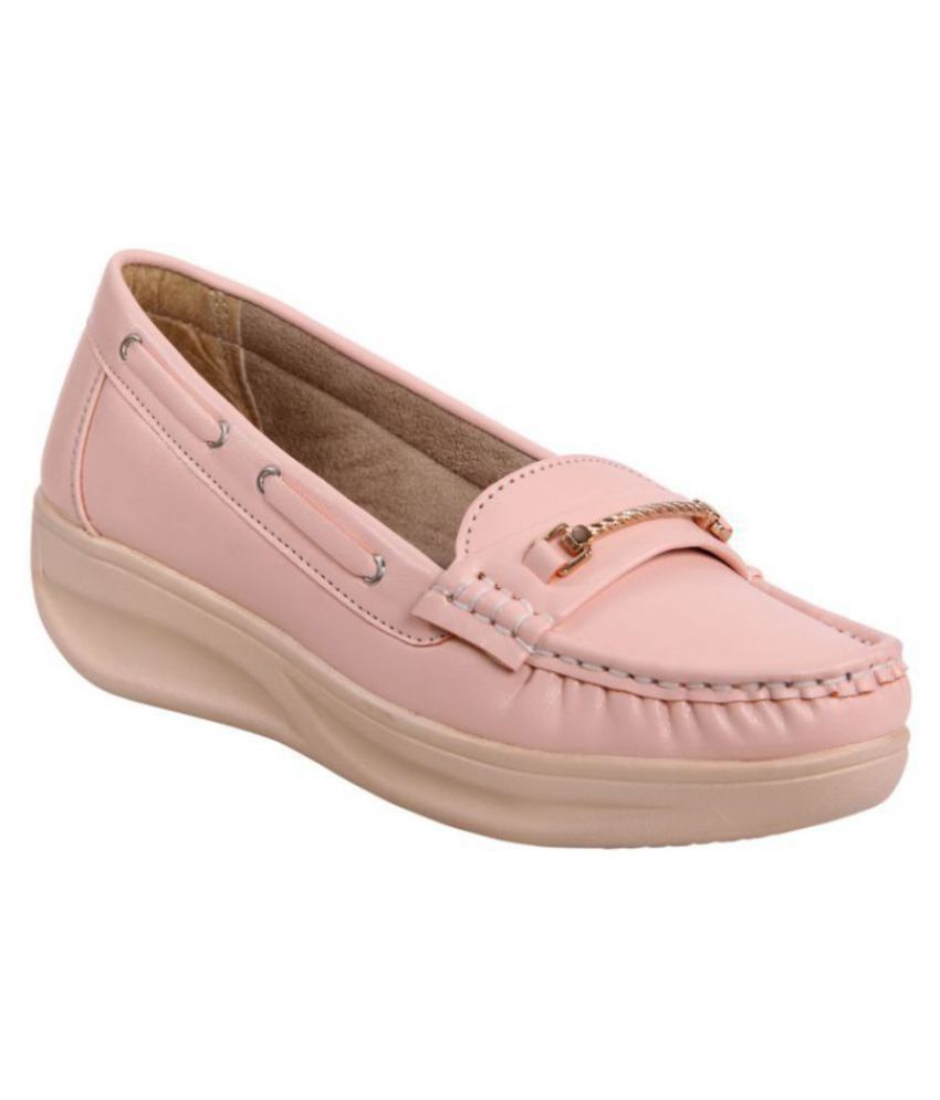 zappy pink casual shoes