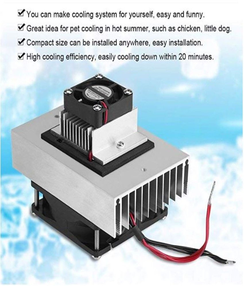 Buy 12V 60W Fridge / Refrigeration Fast Cooling System DIY Kit Mini Air Conditioner Online at