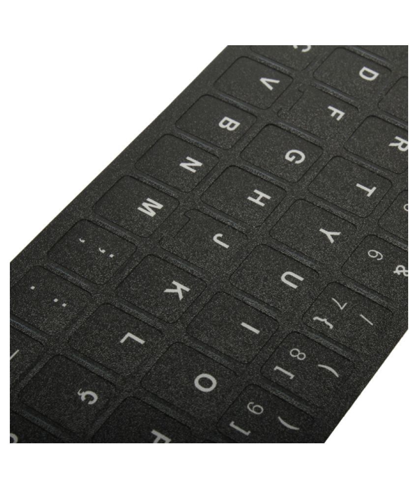 Portuguese Language Notebook Keyboard Cover Sticker Layout Black For PC Mac 