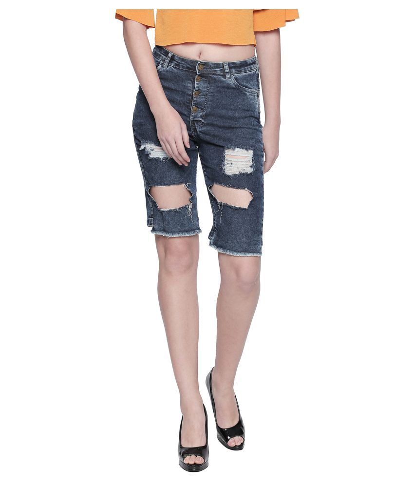 denim hot pants