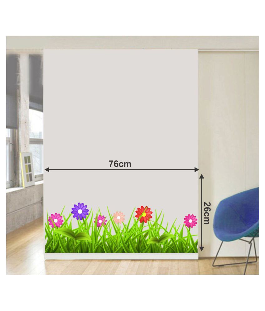     			Decor Villa Grace and flower Nature Sticker ( 25 x 76 cms )