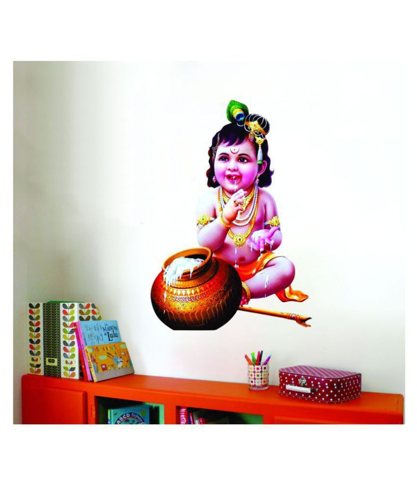     			Sticker Studio BAL KRISHNA Religious & Inspirational Sticker ( 40 x 58 cms )