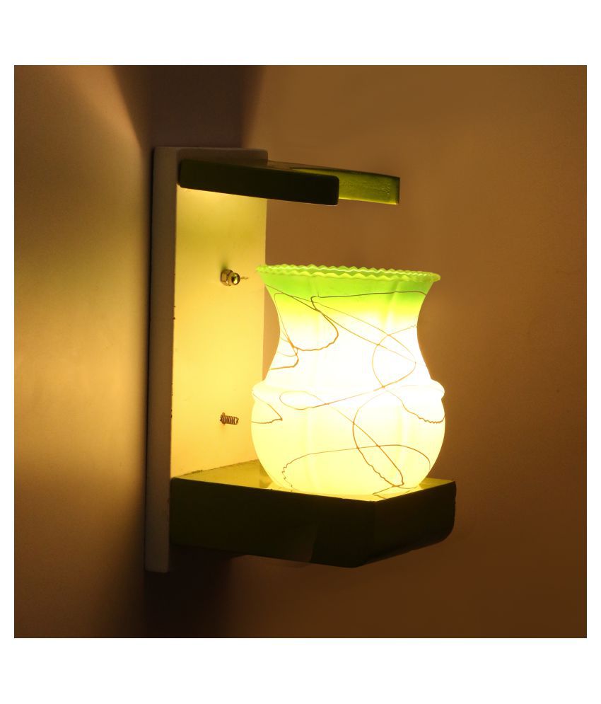     			AFAST Decorative Wall Light Night Lamp Green - Pack of 1