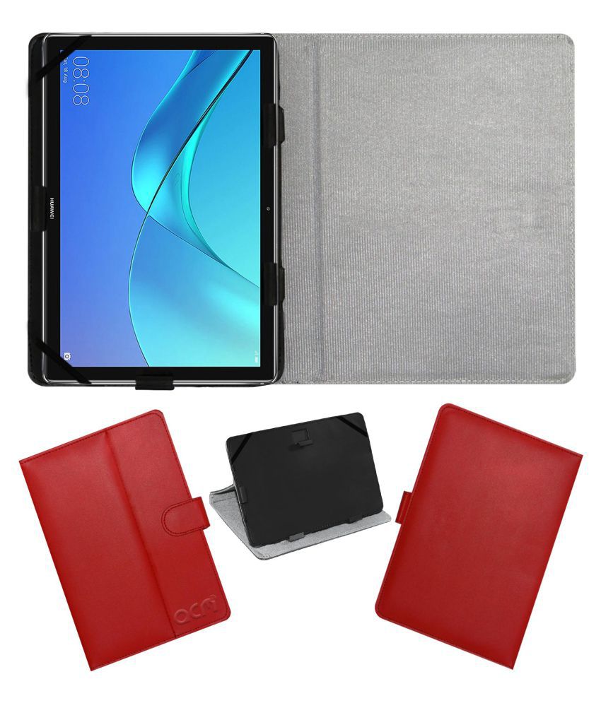 Huawei Mediapad M5 10 Pro 10 8inch Flip Cover By Acm Red Cases Covers Online At Low Prices Snapdeal India