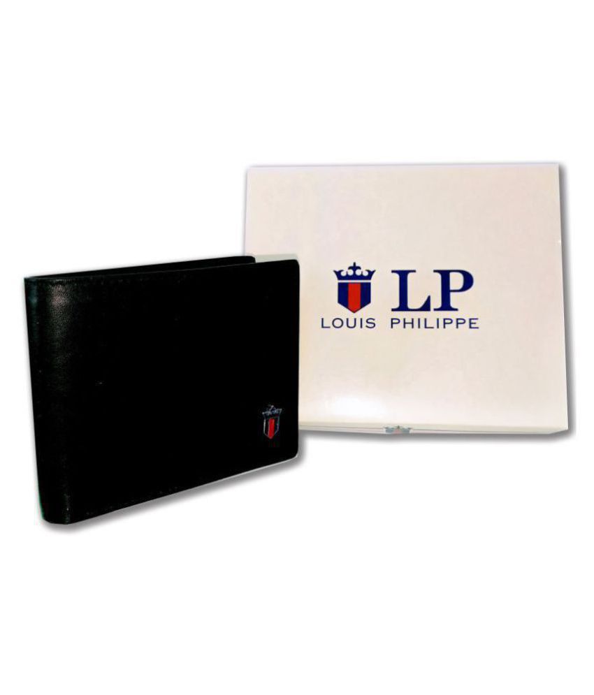 Louis Philippe wallet Leather Black Casual Regular Wallet: Buy Online at Low Price in India ...