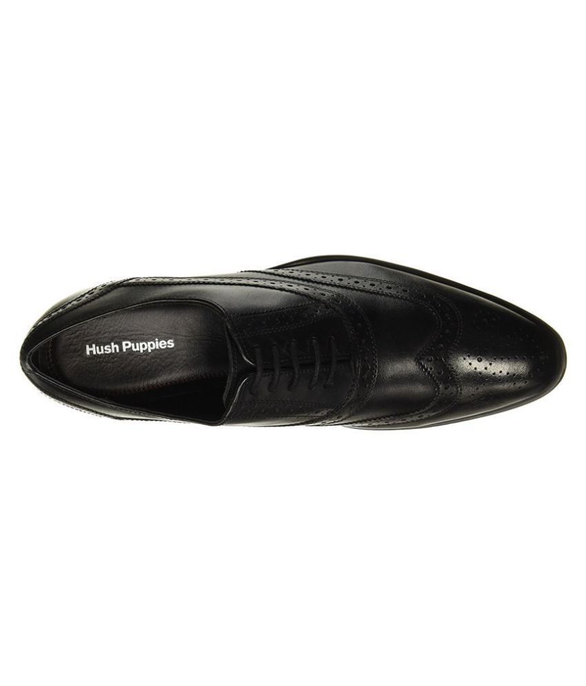 genuine leather hush puppies