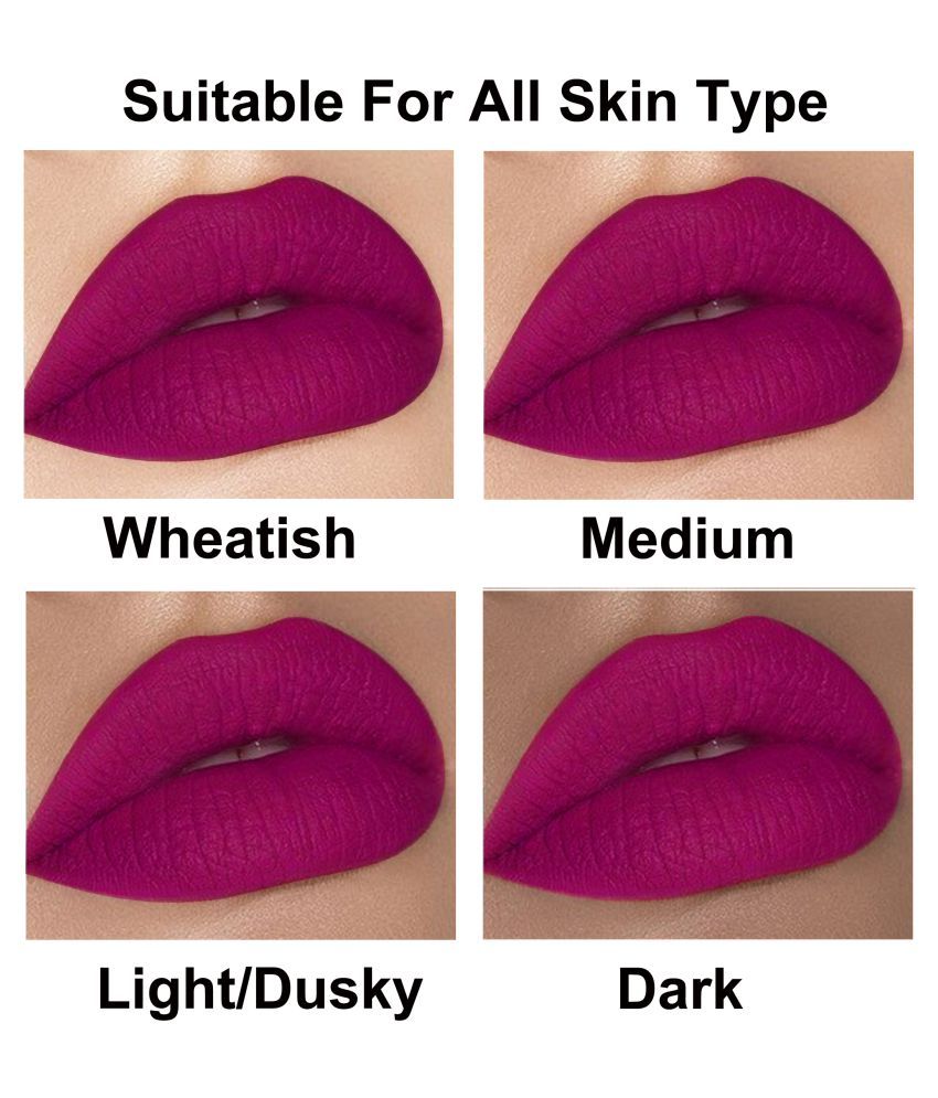 purple wine lipstick