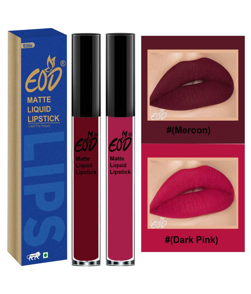 EOD Soft Matte Kiss Proof Vegan Liquid Lipstick Nude, Pink 