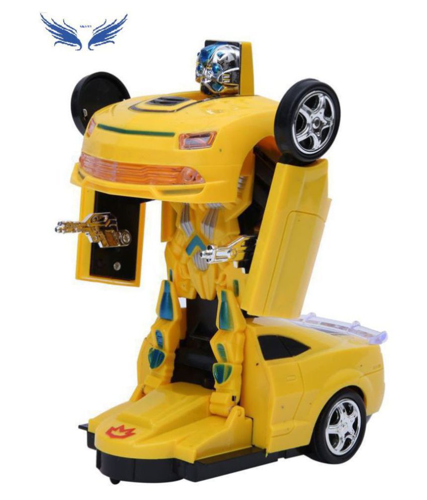 robot races car 2 in 1