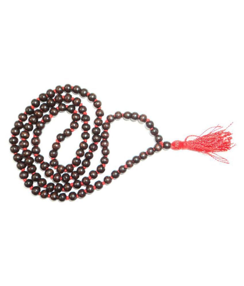 Malabar Gems Red Sandal Wood 108+1 Beads Chandan Japa Mala For Unisex ...