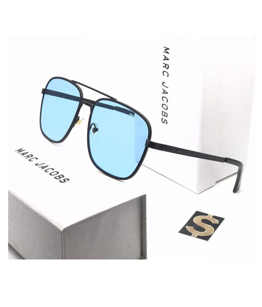 marc jacobs blue aviator sunglasses