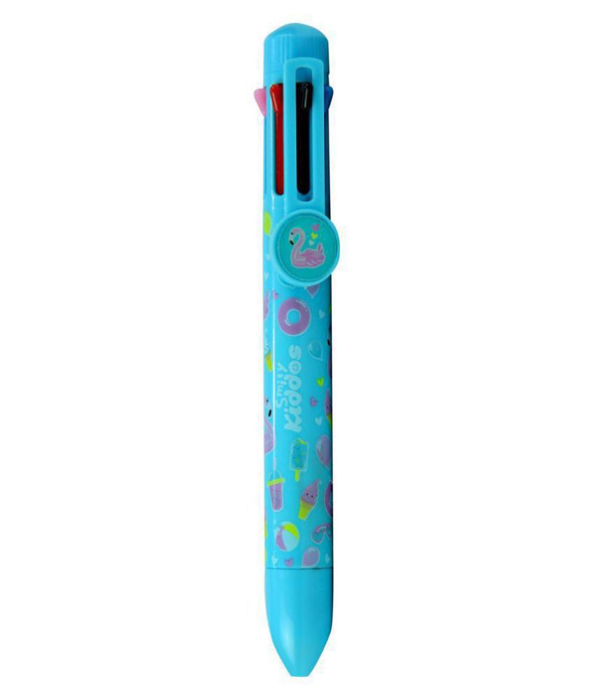 Smily Rainbow Pen ( Light Blue) PACK OF 1 | Kids Ball Pen |  School Ball  pens | Kids School  Ball Pen