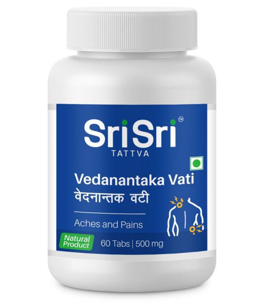 Sri Sri Ayurveda Vedanantaka Vati Tablet 60 no.s Pack Of 5: Buy Sri Sri ...