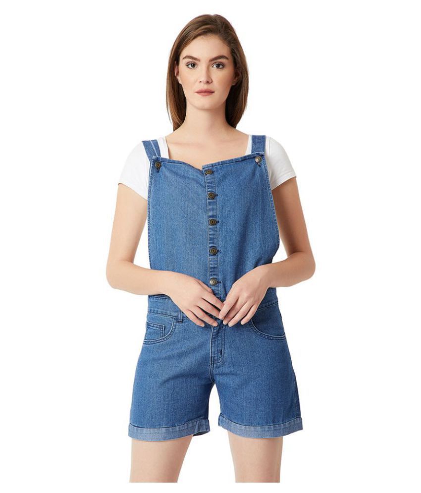 Miss Chase Denim Jeans Dungarees - Blue - Buy Miss Chase Denim Jeans ...
