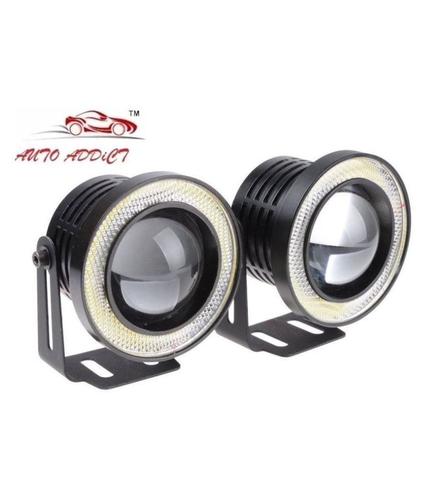 Auto Addict 3.5" High Power Led Projector Fog Light Cob with White