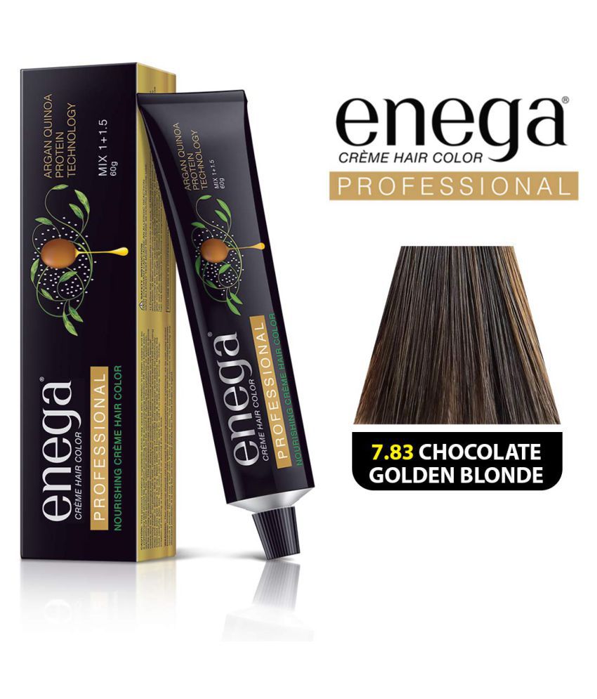 enega Semi Permanent Hair Color Golden Blonde  Chocolate Golden Blonde  60 g: Buy enega Semi Permanent Hair Color Golden Blonde  Chocolate  Golden Blonde 60 g at Best Prices in India - Snapdeal