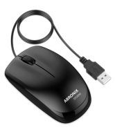 Abronix WIRED Black USB Wired Mouse
