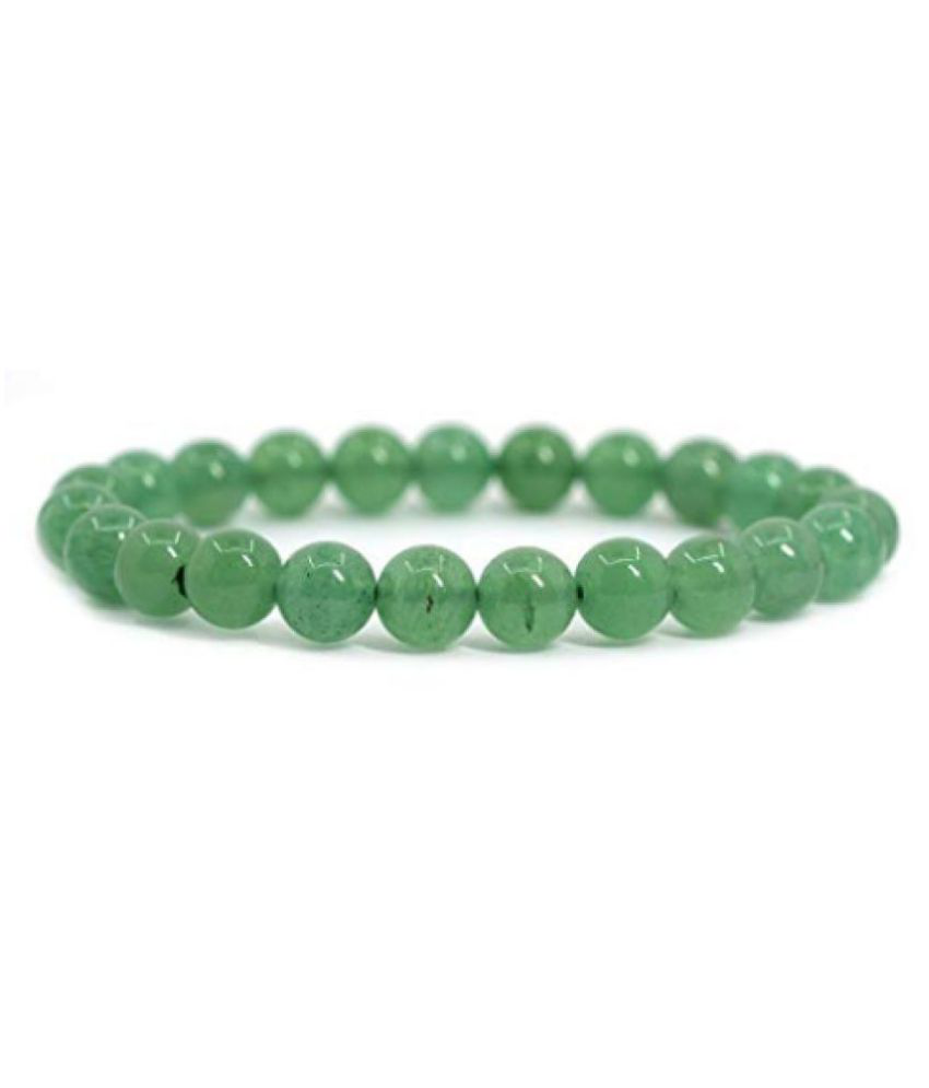 Buy 8mm Green Aventurine Natural Agate Stone Bracelet Online at Best ...
