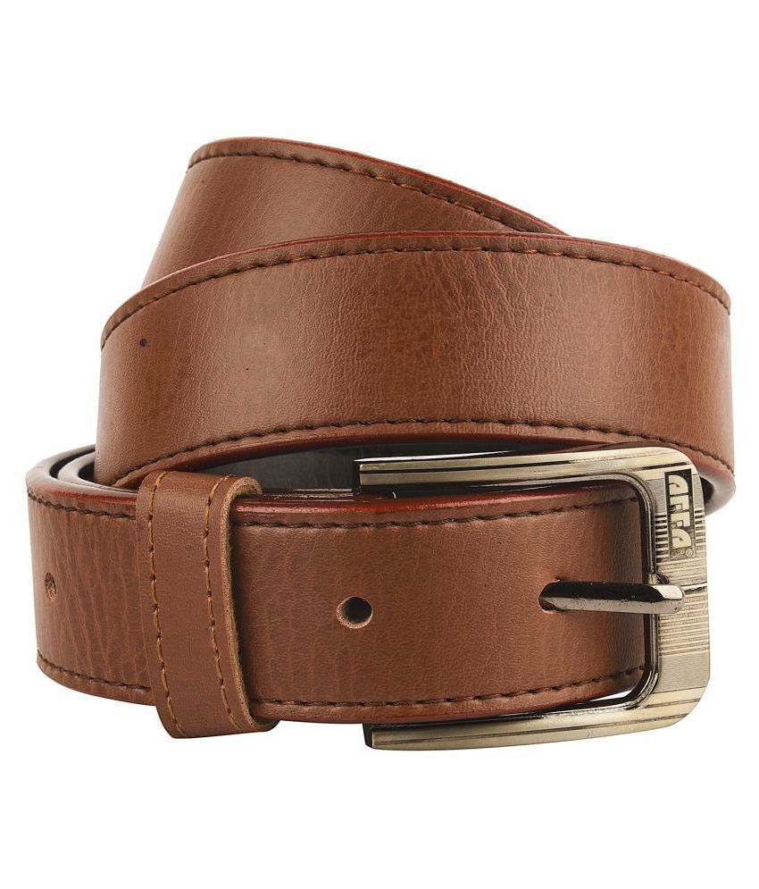 AFFA Brown PU Formal Belt: Buy Online at Low Price in India - Snapdeal