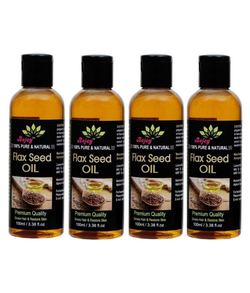     			BEJOY 100% Pure And Natural Flaxseed  Hair Oil 400 mL