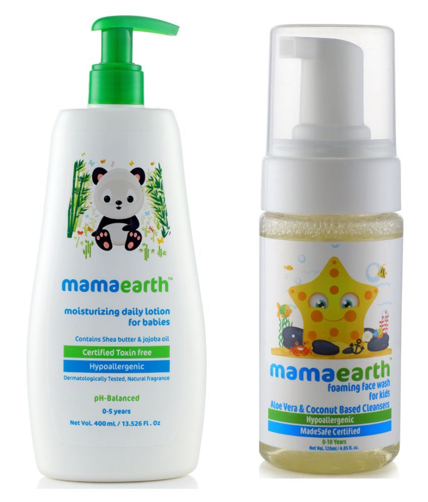 mamaearth face wash and moisturizer