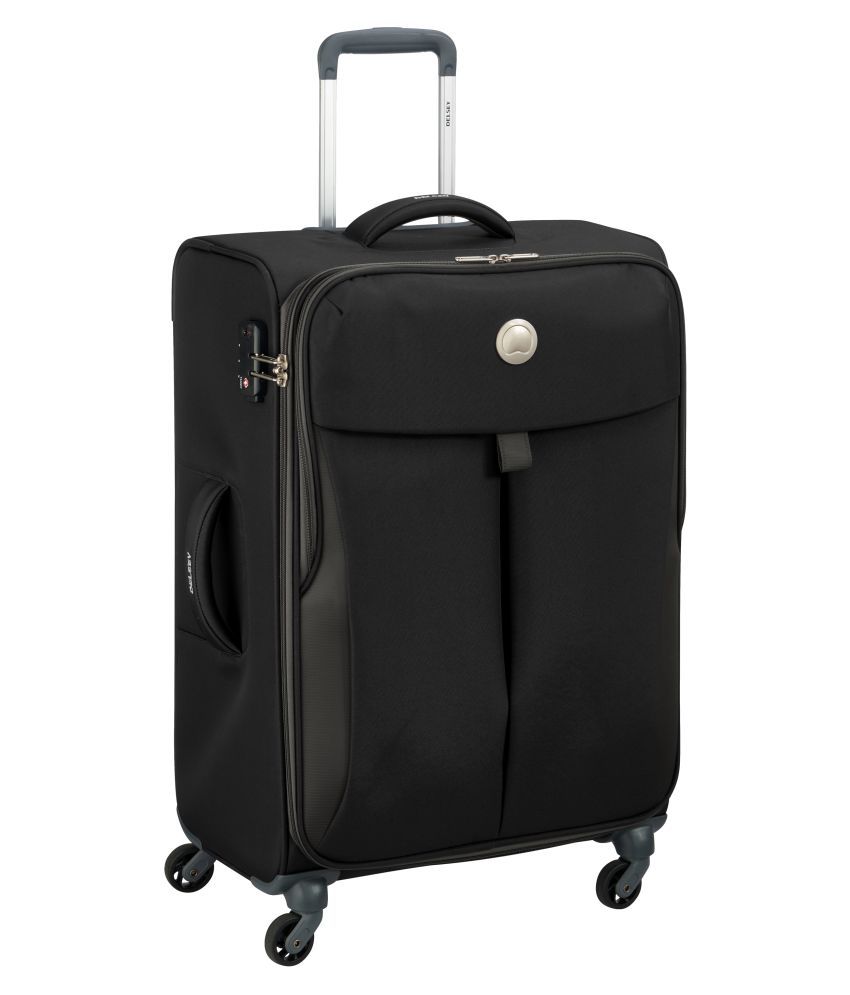 delsey black luggage