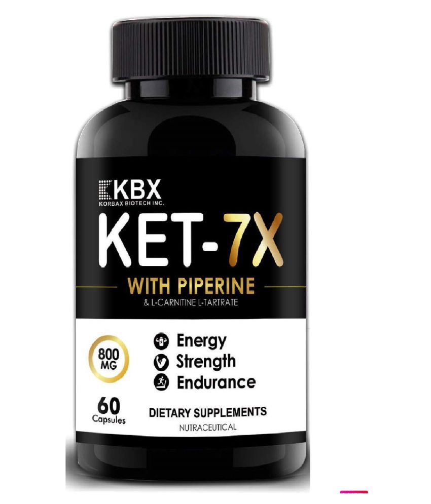 KORBAX BIOTECH Advanced 7x Keto Capsules for Weight Loss 60 no.s