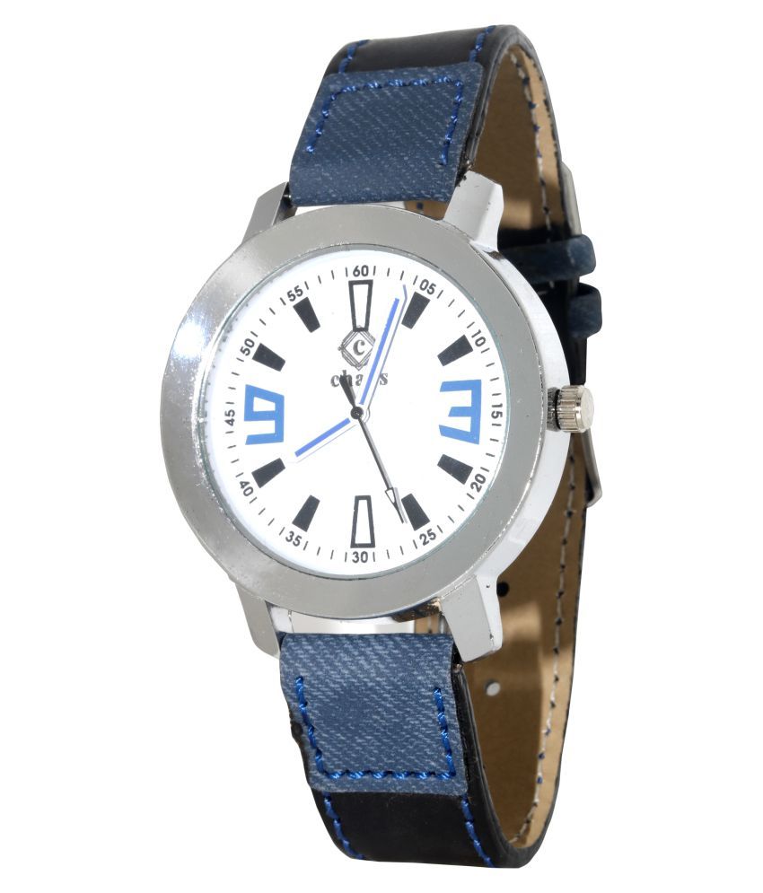 Chaos 01 Leather Analog Men's Watch - Buy Chaos 01 Leather Analog Men's