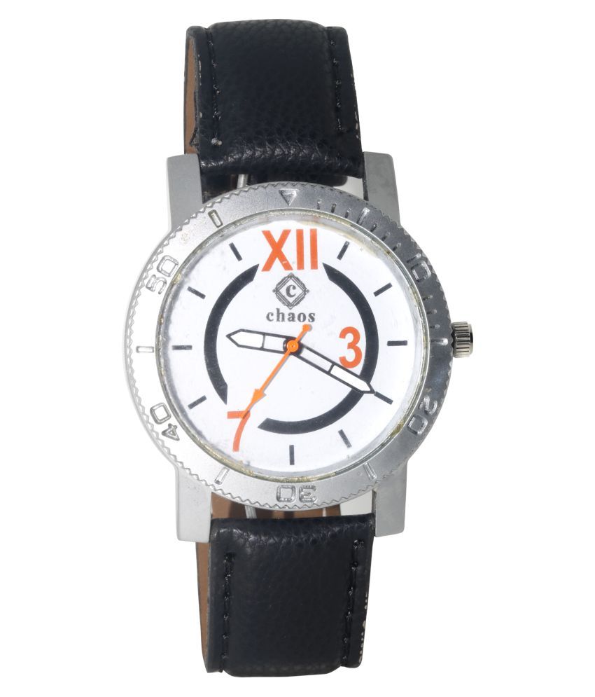 Chaos 02 Leather Analog Men's Watch - Buy Chaos 02 Leather Analog Men's