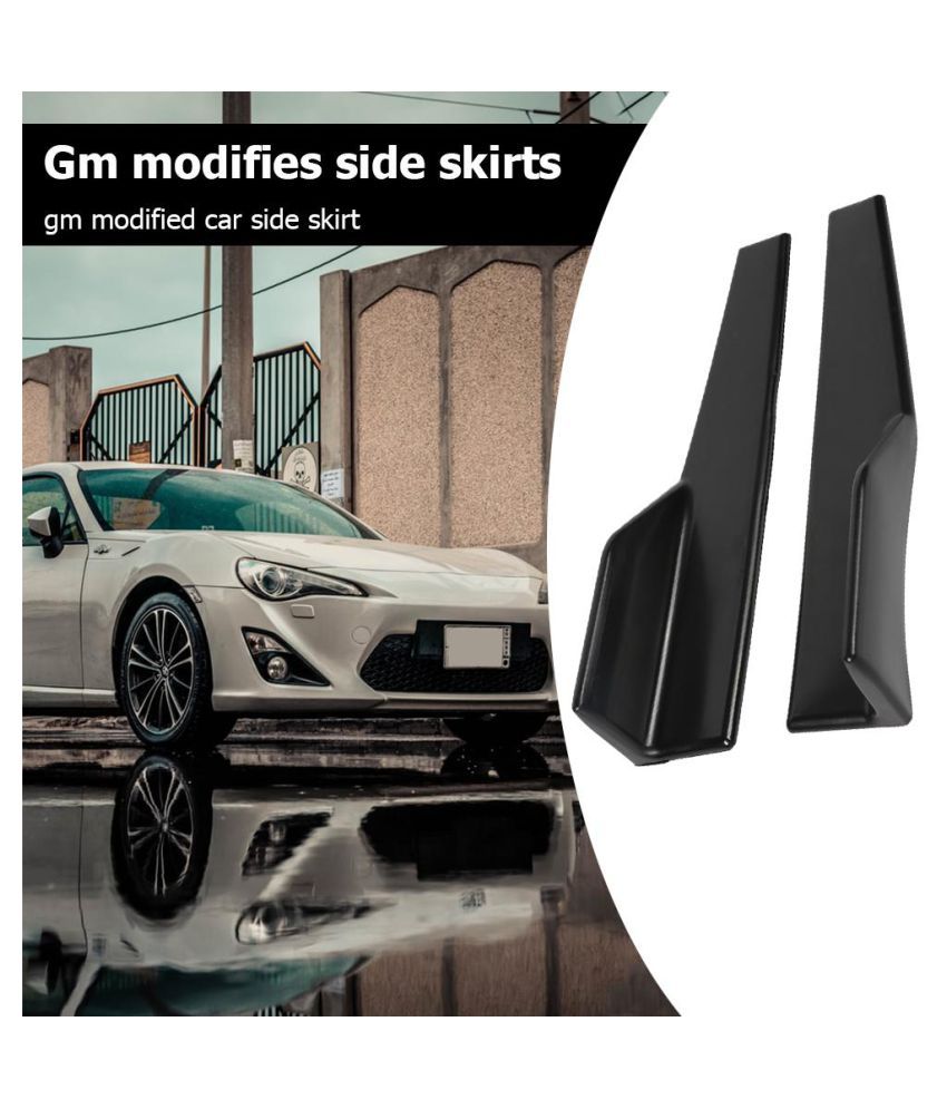 1 Pair Universal Car Side Skirt Rocker Splitters Winglet Wings