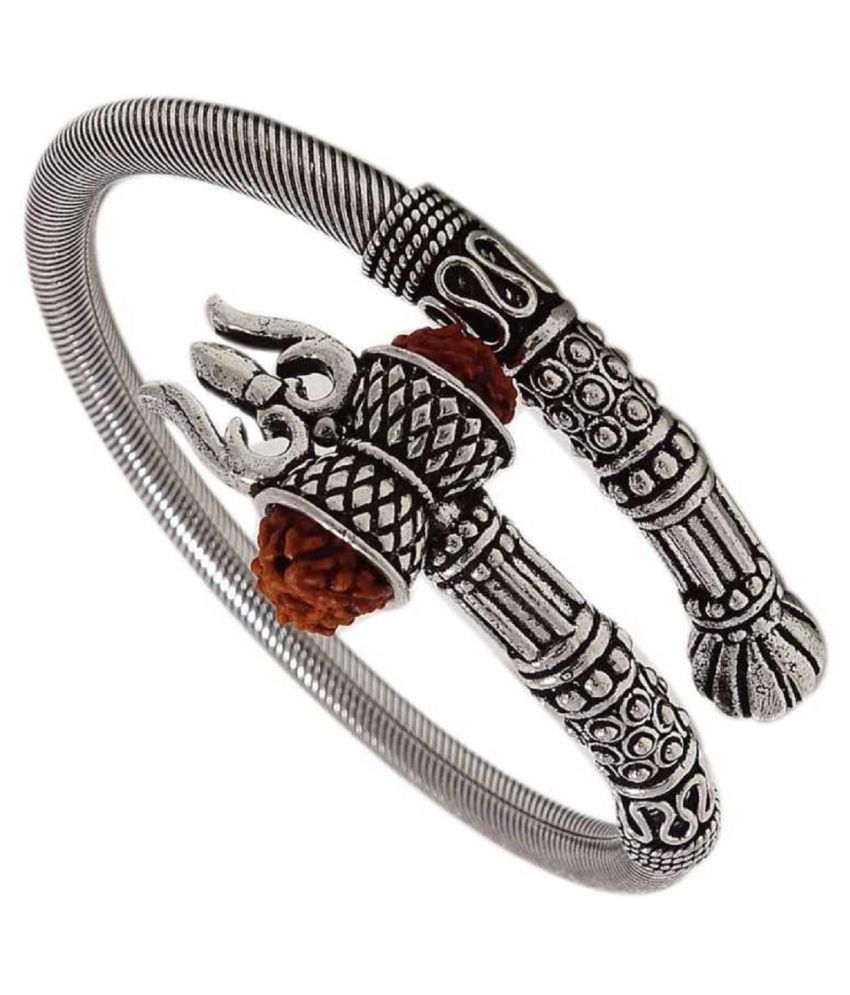 mahakal bracelet silver