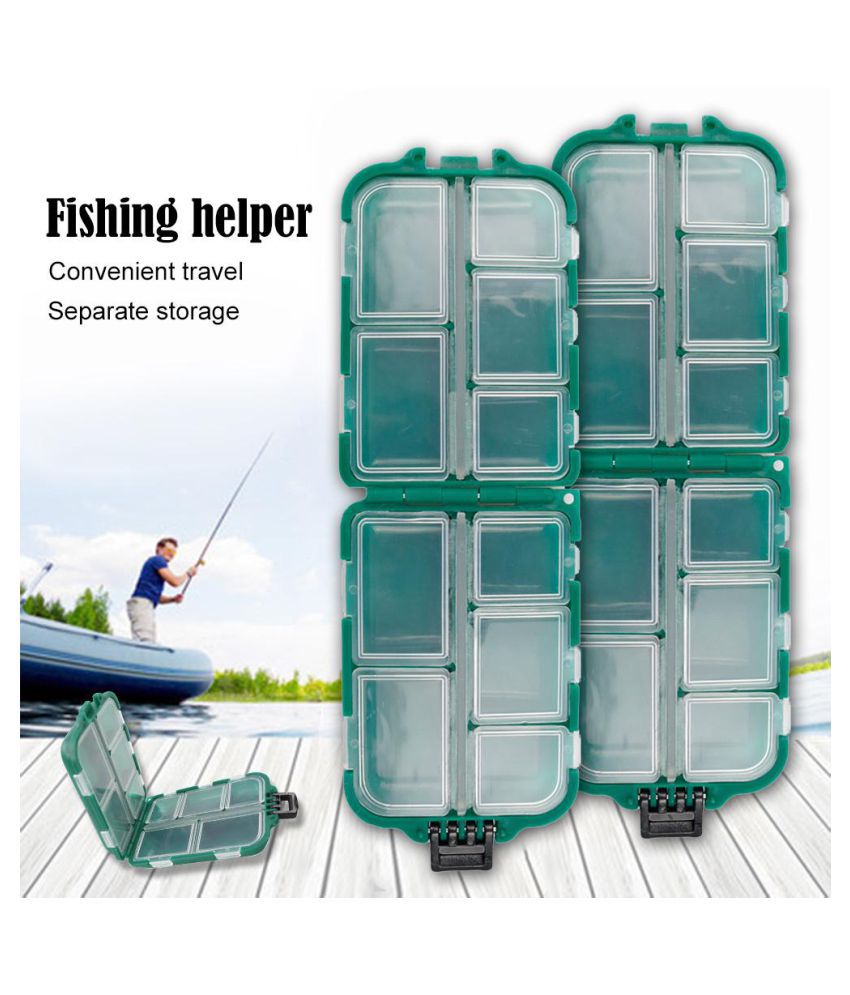 Multi-grids Waterproof Fishing Tackle Boxes Lure Bait Hook Storage Case