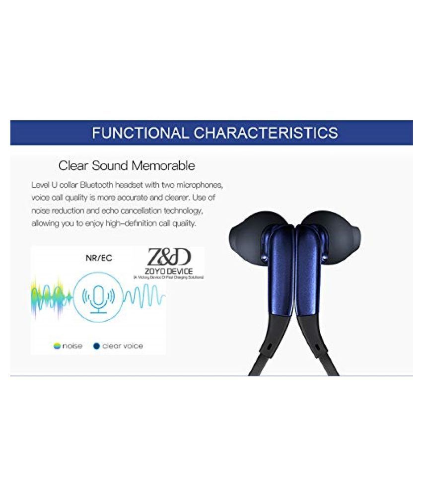 Z&D ZOYO DEVICE LEVEL Neckband Wireless Earphones With Mic Buy Z&D
