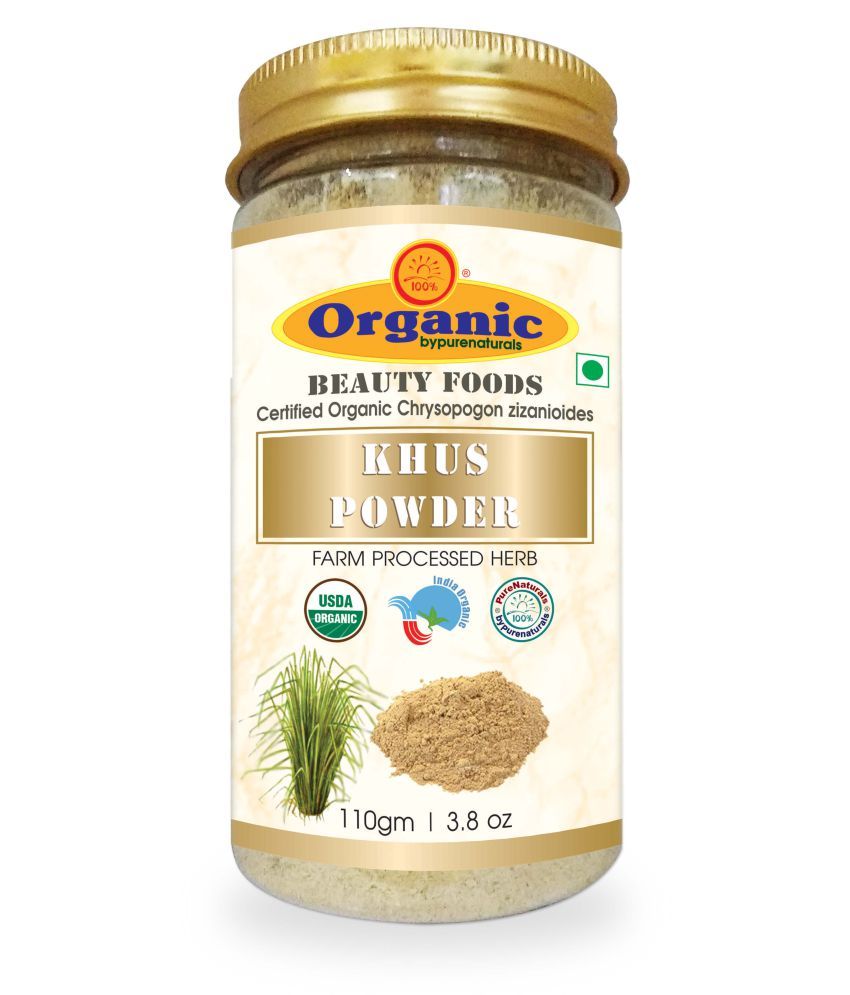ByPurenaturals Organic Khus Herb Powder Face Pack 220 gm Pack of 2 Buy