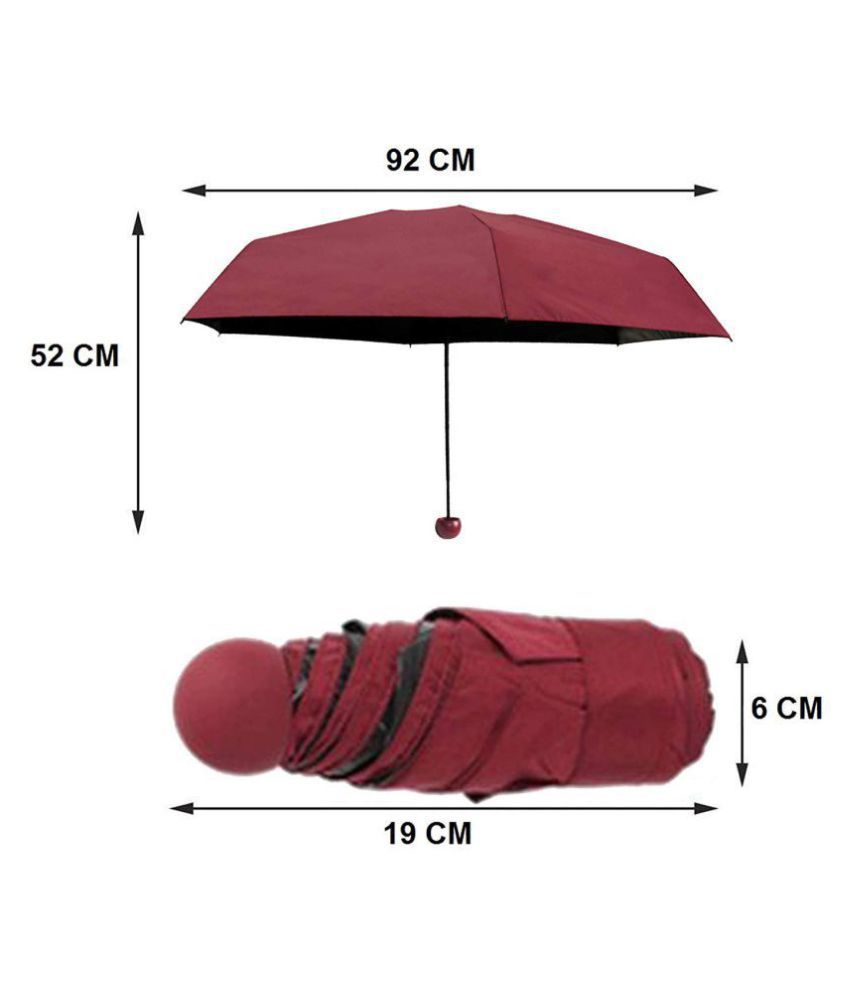 Portable Mini Capsule Pocket Umbrella Five Folding Umbrella Buy Online At Low Price In India Snapdeal