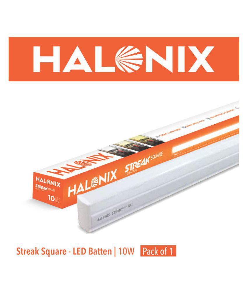     			Halonix 10W LED Tube Light Cool Day Light - Pack of 1