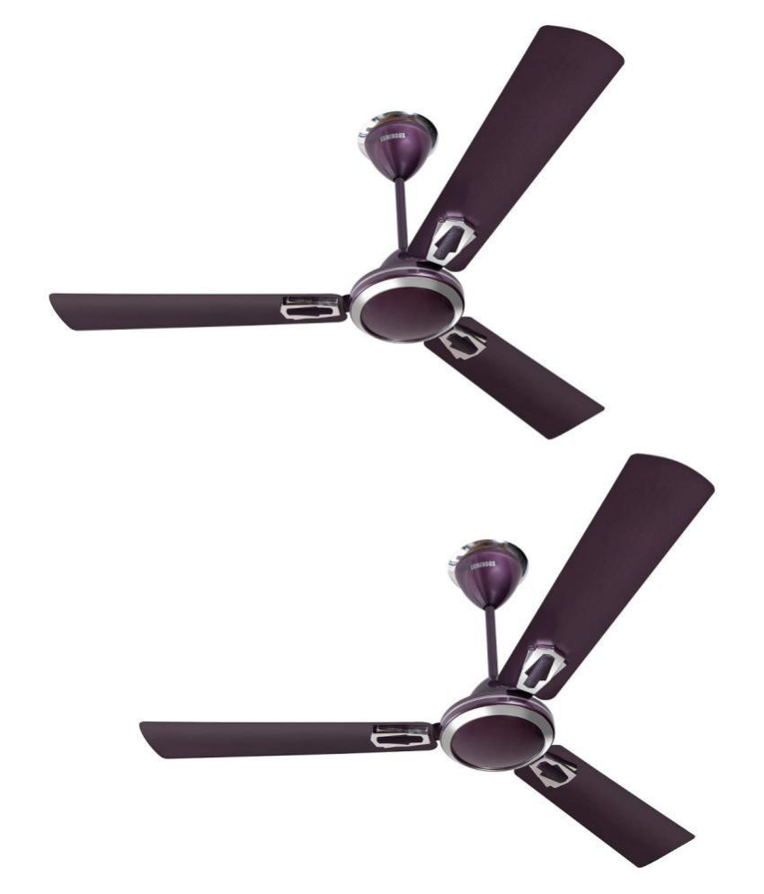 Luminous 1200 Krona 5 Star Ceiling Fan Purple