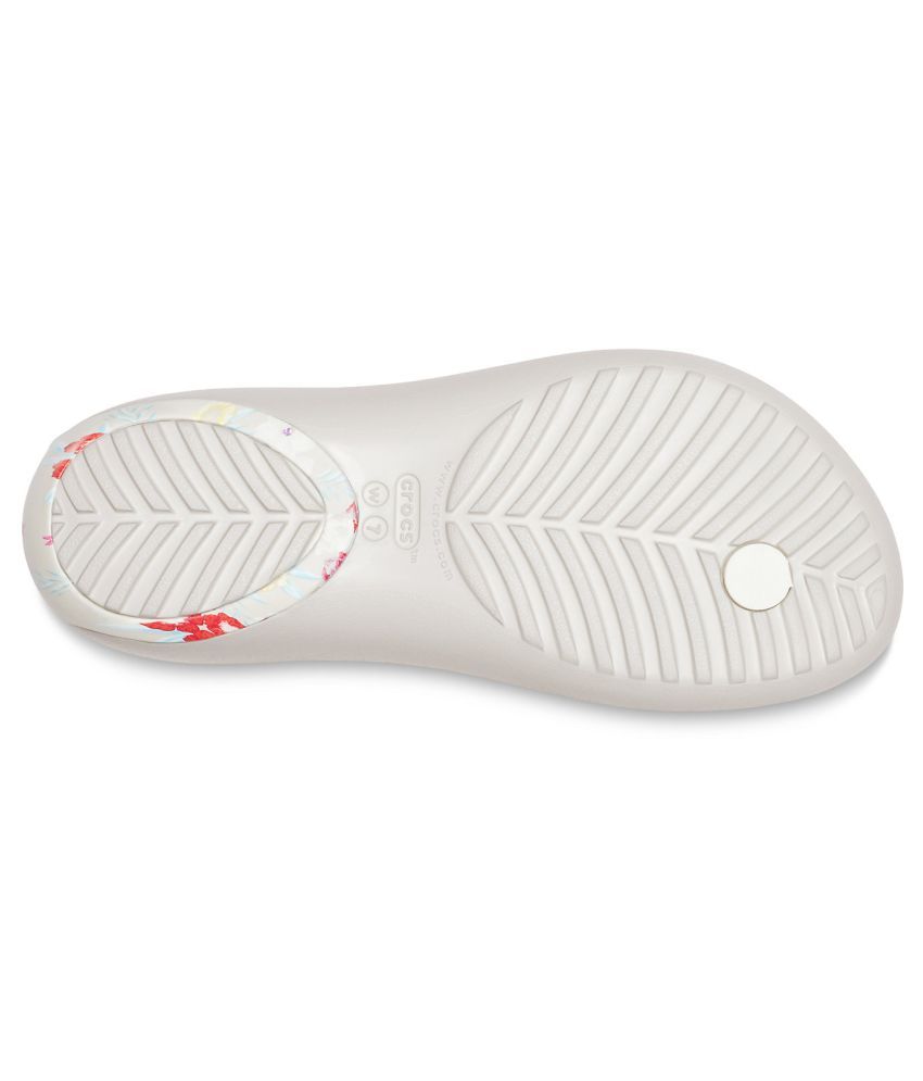 crocs white slippers price