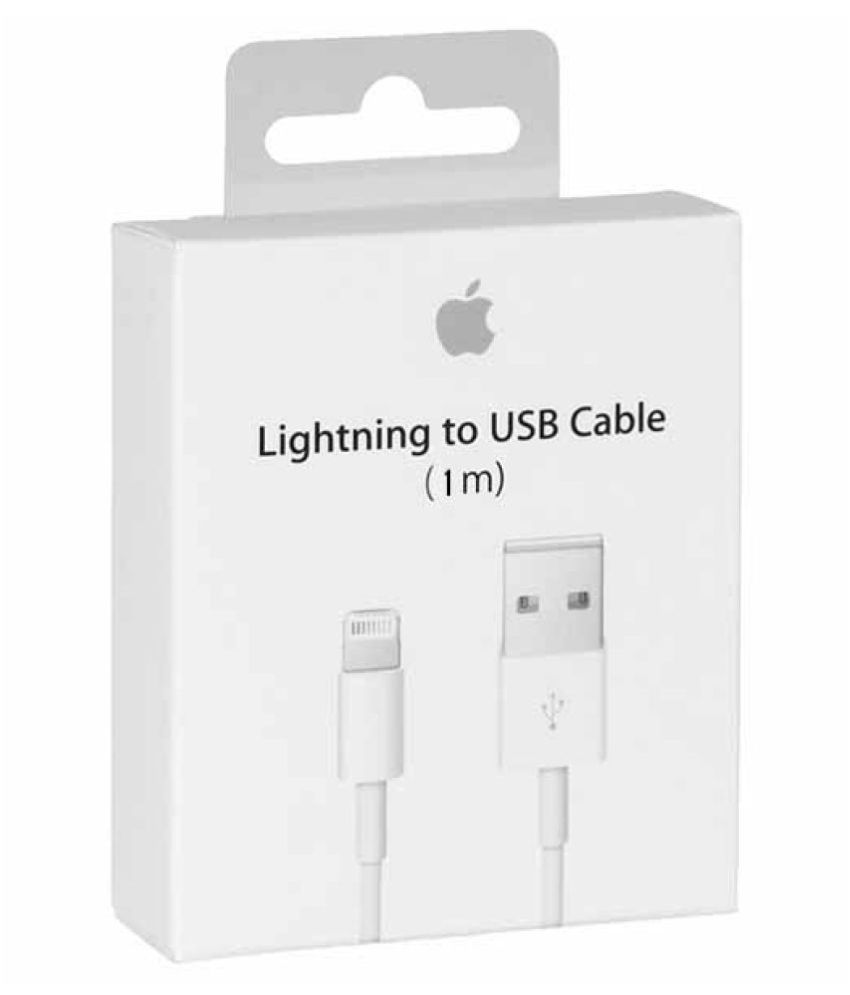 apple original Lightning Cable White 1 Meter