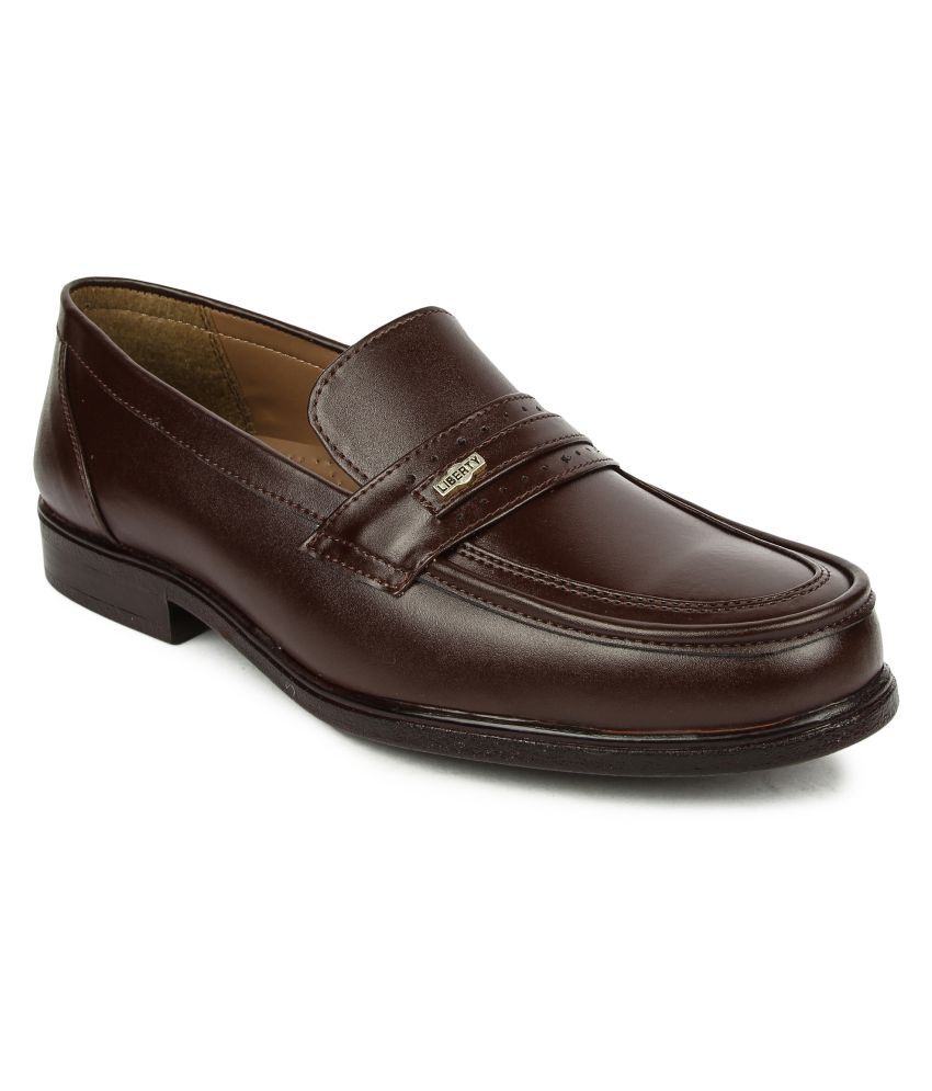     			Fortune By Liberty Derby Brown Formal Shoes