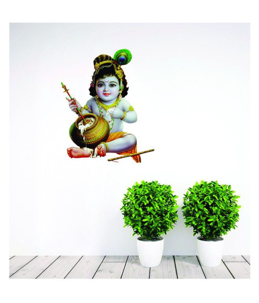     			Decor Villa BAL KRISHNA Religious & Inspirational Sticker ( 48 x 58 cms )