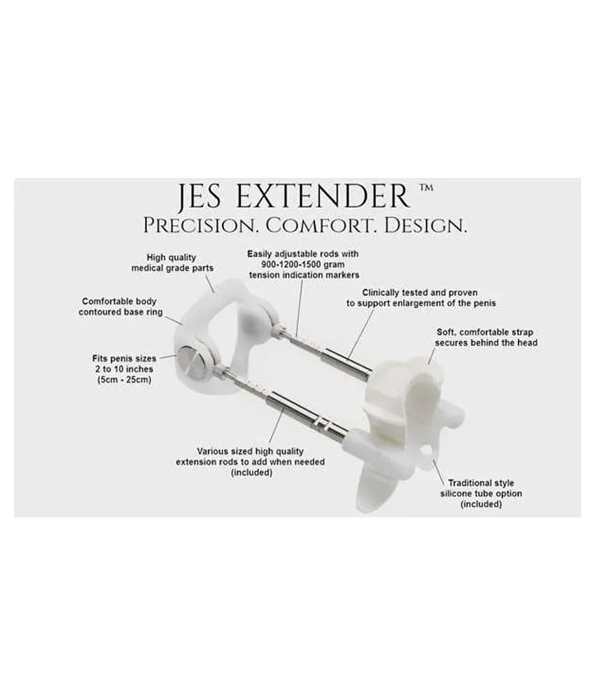 Jes Extender Titanium Series Penis Extender Imported From Denmark