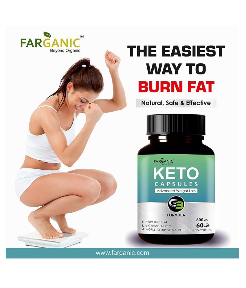FARGANIC Keto Capsules Advanced Fat Burner 60 Capsules 60 gm