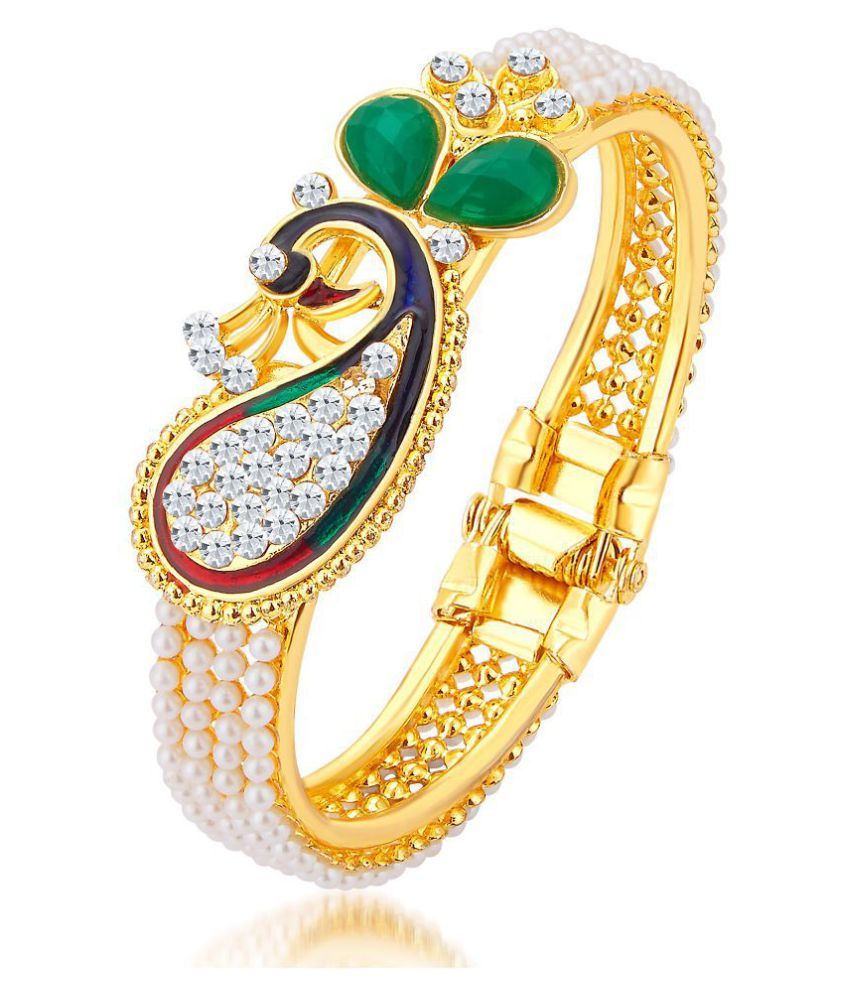 Sukkhi Alloy Multi Color Long Haram Traditional 18kt Gold Plated