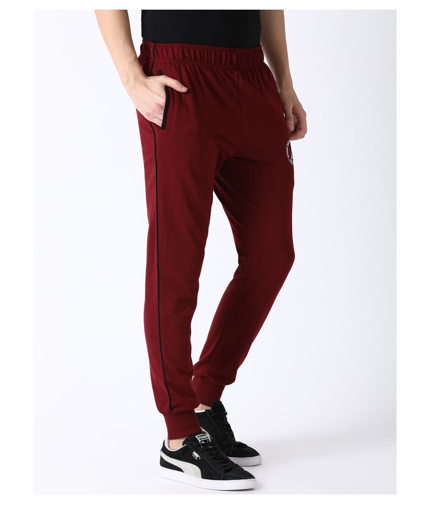 maroon womens joggers