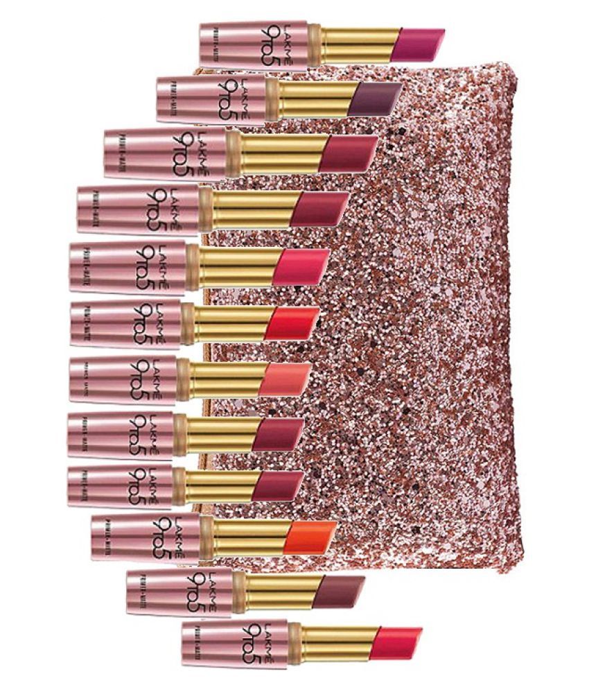 lakme lipstick set of 12 price