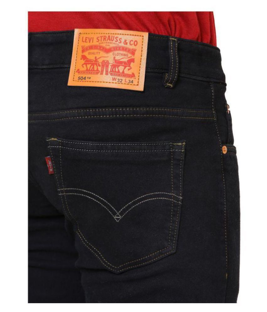 Levi's Black Slim Jeans - Buy Levi's Black Slim Jeans Online at Best ...