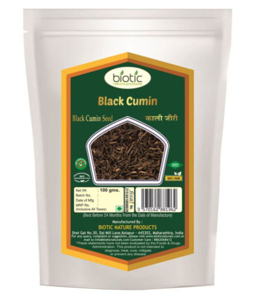 Biotic Kala Jeera (Black Cumin Seeds) 100 gm Buy Biotic Kala Jeera