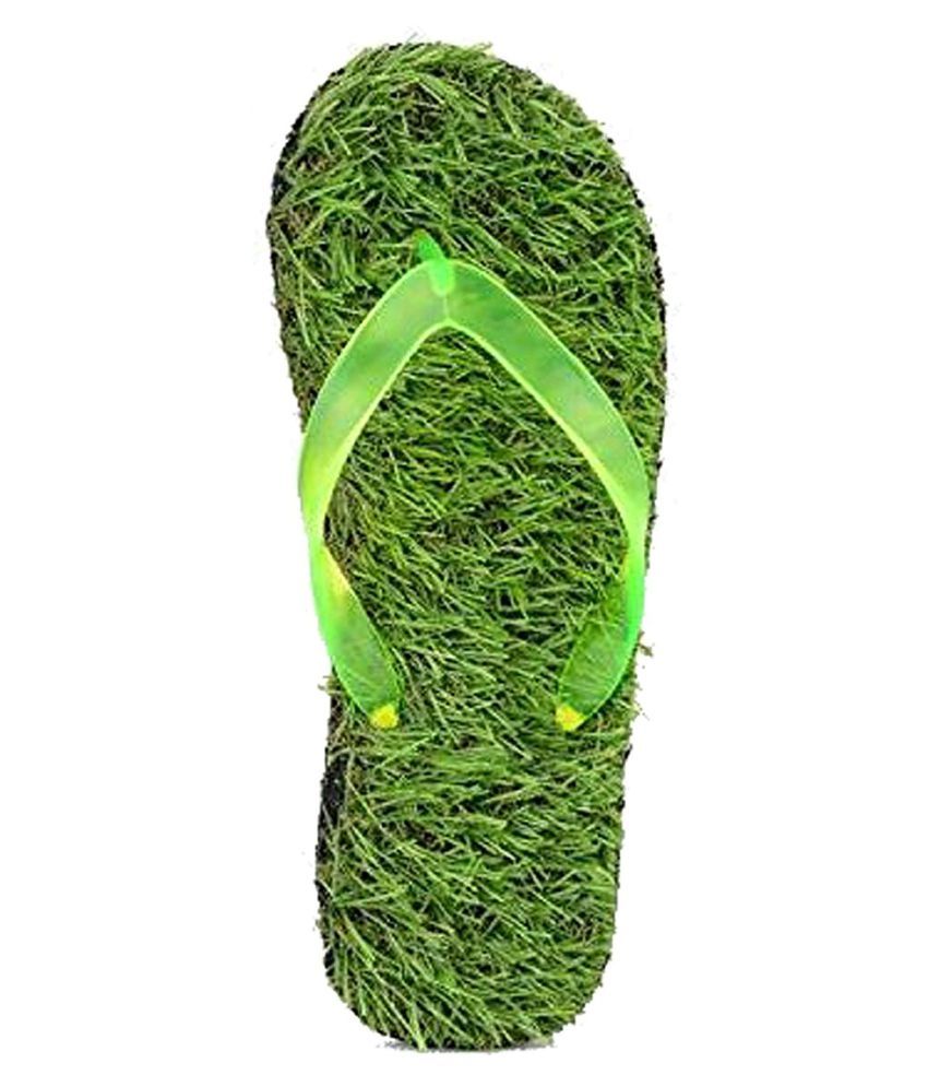 artificial grass slippers
